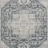 Outdoor Rugs-Kirkland's Home Medallion Lava Indoor/Outdoor Area Rug, 7X9 Blue