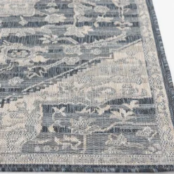 Outdoor Rugs-Kirkland's Home Medallion Lava Indoor/Outdoor Area Rug, 7X9 Blue