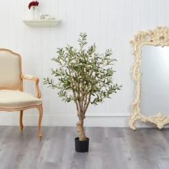 Trees & Topiaries-Kirkland's Home Mediterranean Olive Tree In Nursery Planter
