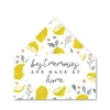 Wall Quotes & Signs-Kirkland's Home Memories Made At Home House Shaped Canvas Print White/Yellow