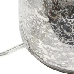 Table Lamps-Kirkland's Home Mercury Hammered Glass Shade Table Lamp White