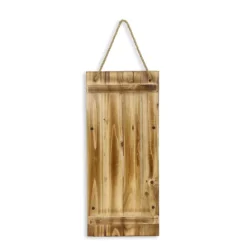 Wall Storage-Kirkland's Home Metal And Wood 2-Tier Mail Holder Wall Plaque