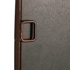 Decorative Mirrors-Kirkland's Home Metal Arch Frame Windowpane Wall Mirror Brown