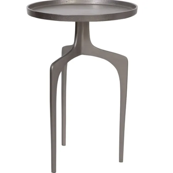 Accent & End Tables-Kirkland's Home Metal Arched Legs Side Table Silver