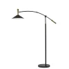 Floor Lamps-Kirkland's Home Metal Arched Modern Floor Lamp Black