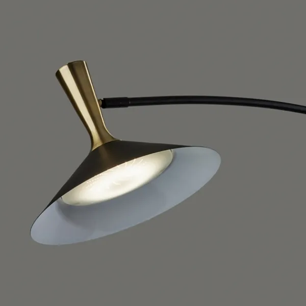 Floor Lamps-Kirkland's Home Metal Arched Modern Floor Lamp Black