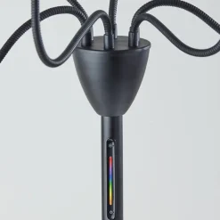 Floor Lamps-Kirkland's Home Metal 6-Arm Pom Pom Floor Lamp Black
