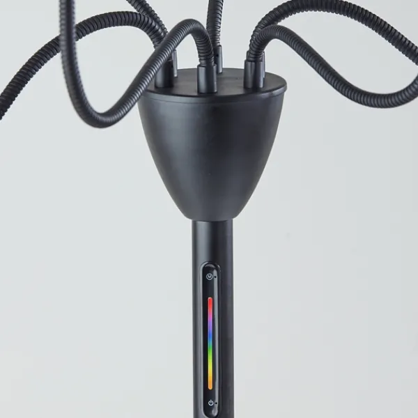 Floor Lamps-Kirkland's Home Metal 6-Arm Pom Pom Floor Lamp Black