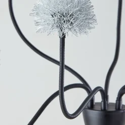 Floor Lamps-Kirkland's Home Metal 6-Arm Pom Pom Floor Lamp Black