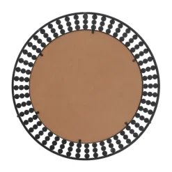 Decorative Mirrors-Kirkland's Home Metal Coen Bohemian Wall Mirror Black
