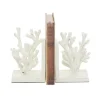 Decorative Accents-Kirkland's Home Metal Coral Bookends, Set Of 2 White
