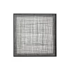 Wall Plaques-Kirkland's Home Metal Crosshatch Mesh Framed Wall Sculpture Black