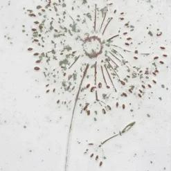 Wall Plaques-Kirkland's Home Metal Dandelion Wall Plaque White