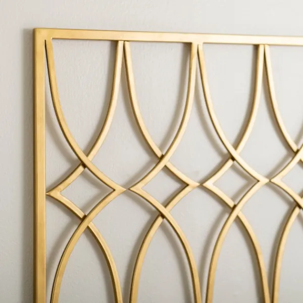 Wall Plaques-Kirkland's Home Metal Diamonds Wall Plaque Gold