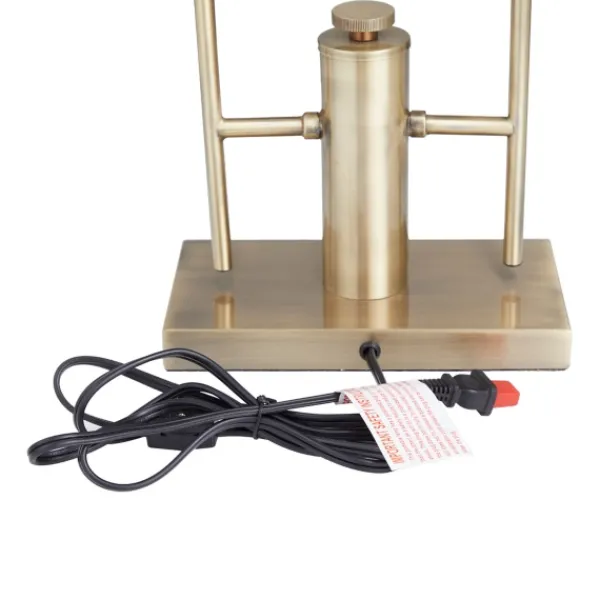 Table Lamps-Kirkland's Home Metal Double Stem Table Lamp Gold