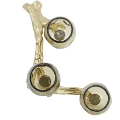 Candle Holders-Kirkland's Home Metal Driftwood Votive Candle Holder Gold