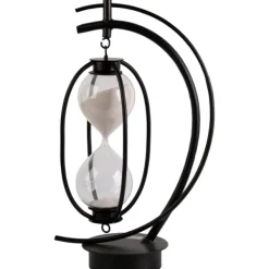 Decorative Accents-Kirkland's Home Metal Hanging Hourglass Black
