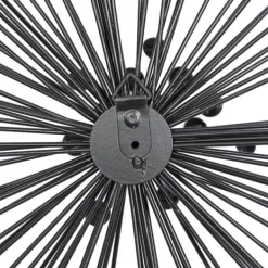 Wall Plaques-Kirkland's Home Metal Jewel Sunburst Wall Plaques, Set Of 3 Black