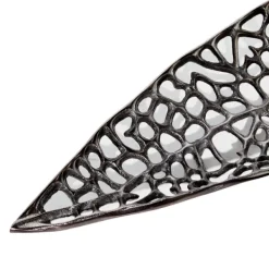 Decorative Trays-Kirkland's Home Metal Leaf Trays, Set Of 2 Black