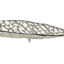 Decorative Trays-Kirkland's Home Metal Leaf Trays, Set Of 2 Silver