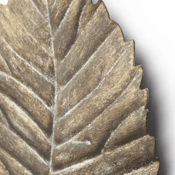 Wall Plaques-Kirkland's Home Metal Leaf Wall Plaque Gold