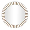 Decorative Mirrors-Kirkland's Home Metal Lyle Bohemian Wall Mirror White