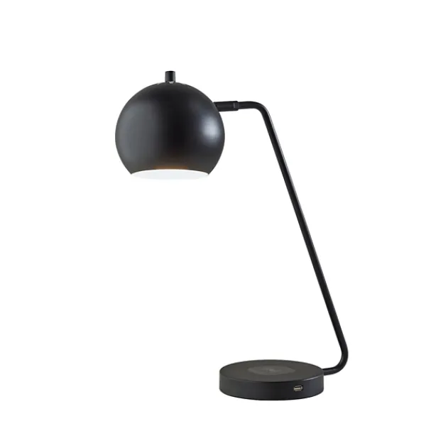 Table Lamps-Kirkland's Home Metal Modern Globe Table Lamp Black