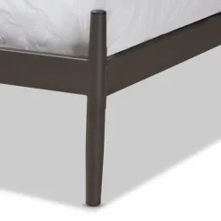Beds & Headboards-Kirkland's Home Metal Open Headboard Full Platform Bed Black