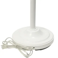 Floor Lamps-Kirkland's Home Metal 3-Scallop Glass Floor Lamp White
