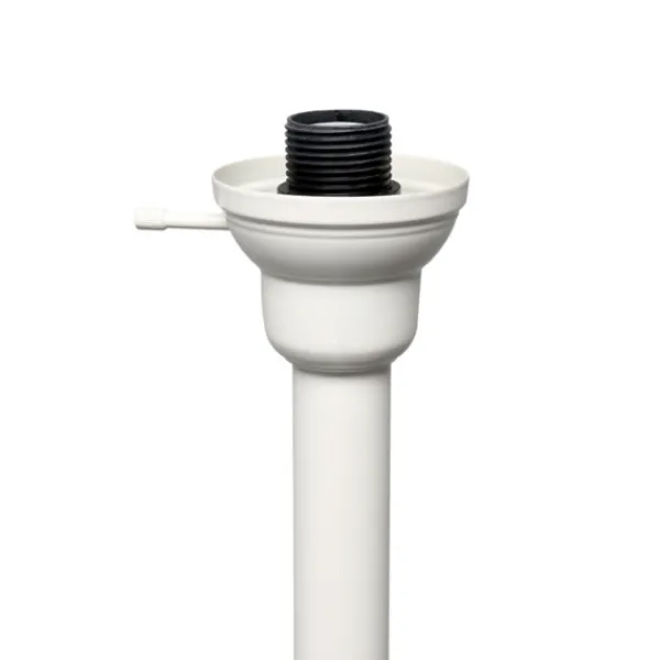 Floor Lamps-Kirkland's Home Metal 3-Scallop Glass Floor Lamp White