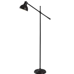 Floor Lamps-Kirkland's Home Metal Task Floor Lamp Black