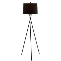 Floor Lamps-Kirkland's Home Metal Tripod Twist Floor Lamp Black