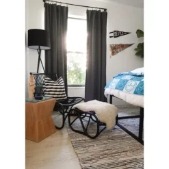 Floor Lamps-Kirkland's Home Metal Tripod Twist Floor Lamp Black