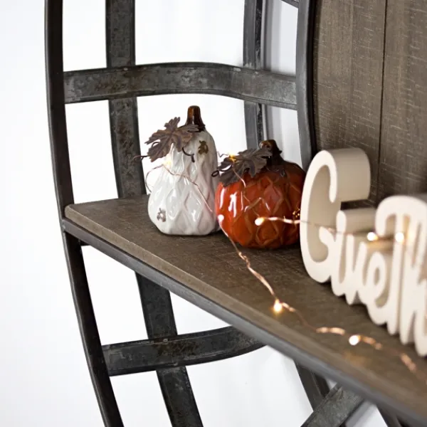 Shelves-Kirkland's Home Metal Wall Shelf With Wood Back