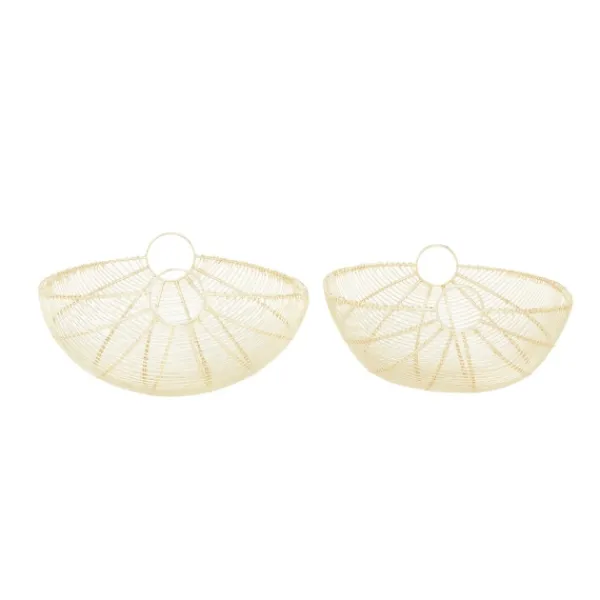 Decorative Bowls & Jars-Kirkland's Home Metal Wire Baskets, Set Of 2 Gold