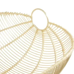 Decorative Bowls & Jars-Kirkland's Home Metal Wire Baskets, Set Of 2 Gold