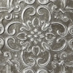 Wall Plaques-Kirkland's Home Metallic Carved Fir Wood Wall Plaques, Set Of 4 Brown/Silver