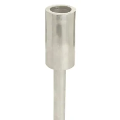 Candle Holders-Kirkland's Home Metallic Loop Base Taper Candle Holders, Set Of 3 Silver