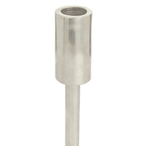 Candle Holders-Kirkland's Home Metallic Loop Base Taper Candle Holders, Set Of 3 Silver