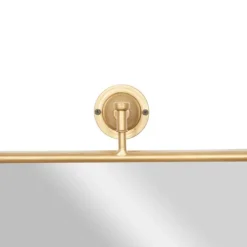 Decorative Mirrors-Kirkland's Home Metallic Metal Frame Wall Mirror Gold