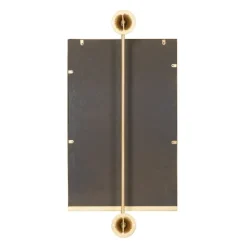 Decorative Mirrors-Kirkland's Home Metallic Metal Frame Wall Mirror Gold
