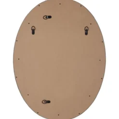 Decorative Mirrors-Kirkland's Home Metallic Oval Beveled Frame Mirror Silver