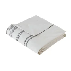 Duvets-Kirkland's Home Mia Striped 3-Pc. Queen Duvet Cover Set White
