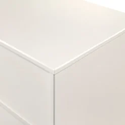 Dressers & Chests-Kirkland's Home Midcentury Grooved Handles Dresser White