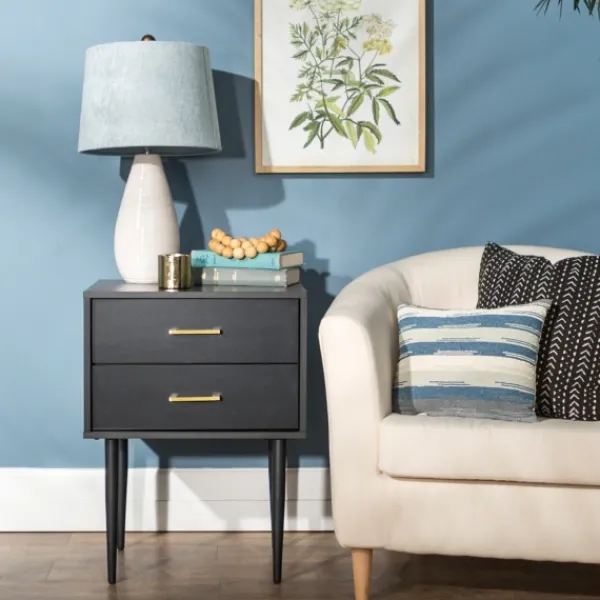 Accent & End Tables-Kirkland's Home Mid-Century Modern Accent Table Black