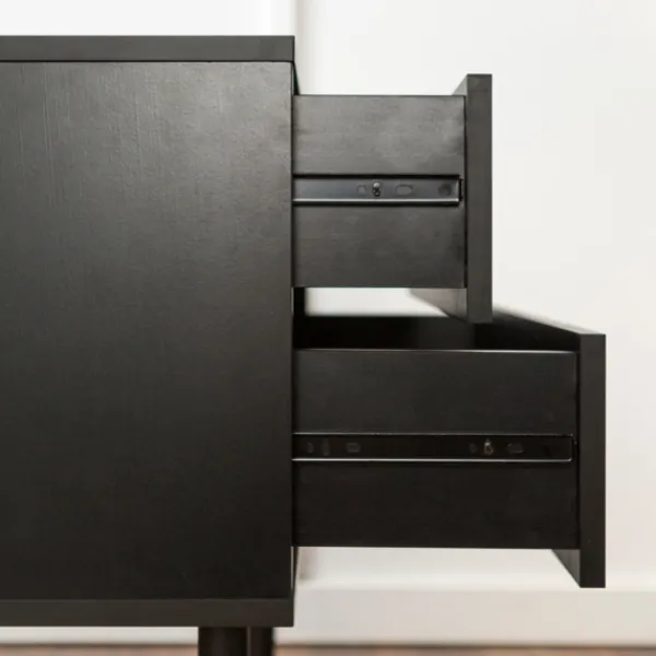 Accent & End Tables-Kirkland's Home Mid-Century Modern Accent Table Black