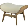 Benches & Ottomans-Kirkland's Home Mid-Century Modern Saddle Seat Ottoman