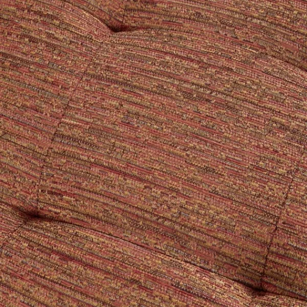 Accent Chairs-Kirkland's Home Mid-Century Pecan Finish Accent Chair Orange