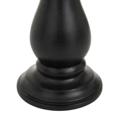 Candle Holders-Kirkland's Home Midnight Distressed Wood Candle Holders, Set Of 3 Black