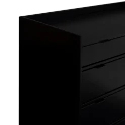 Dressers & Chests-Kirkland's Home Midnight Solid Wood Pull Tab Large Dresser
